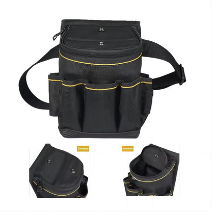 Heavy Duty Electricians Folding Tote Waist Tool Bag with Tool Belt