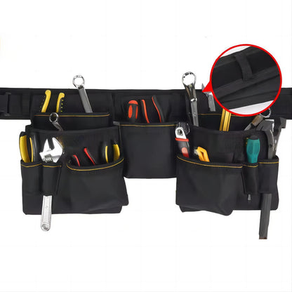 Multi-Pocket Storage Heavy Duty Electrician Waist Tool Bag