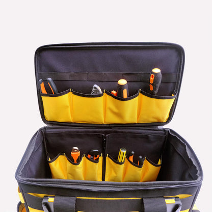 Multi-Functional Roller Type Wheels Tool Bag Trolley